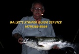 Striper fishing guide service